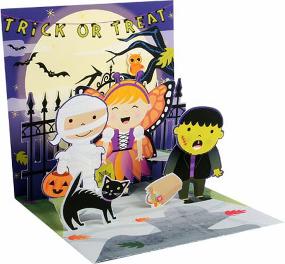 Details about   Scary Shadow Pop-Up Halloween Card Greeting Card by Up With Paper 