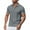 Gray, variant on Men's Polo Shirts With Collar Big And Tall Under $10 Summertime Mesh Casual Loose Button Lapel Short Sleeve
