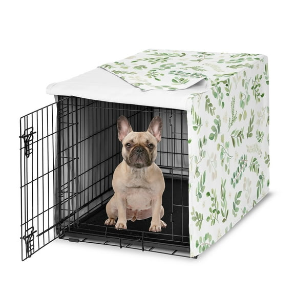 Sweet Jojo Designs Botanical Dog Crate Kennel Cover 30in.
