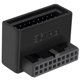 thumbnail image 2 of conectores USB 3.0 internos PH19B, conector USB 3.0 de 19/20 pines, adaptador de 90 grados para placa base de computadora., 2 of 8