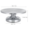 thumbnail image 4 of Soporte Para Pasteles, Mesa Decorativa Para Pasteles, Soporte Giratorio Para Pasteles De Acero Inoxidable, Duradero Para Pasteles De Chocolate, 4 of 7