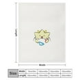 thumbnail image 3 of Pokemon Togepi Throw Blanket Cute Flannel for Boys Girls Men Women, 3 of 7