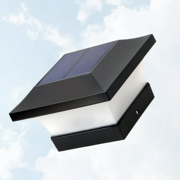 OFFIGAM Solar Powered Outdoor Post Light, Multi-Color Garden Lamp, Stylish Landscape Lighting