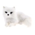 thumbnail image 2 of Bonita Piel Blanca Acostada Lowrie Animal Modelo Estatuilla Decoración para hogar Manualidades Hugo Realistic Lowrie Statue, 2 of 10
