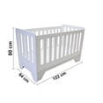 thumbnail image 2 of Cuna Infantil Goresa Modelo Labna Blanca MDF, 2 of 4