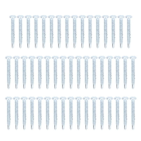 

Metal Drilling Screw 50PCS 4.2x32mm Drill Screws For Home Furniture Repair For Industrial Fastening Round Head