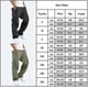 thumbnail image 3 of 4XL Hombres Ropa de trabajo cómoda Algodón Lino Multibolsillos Casual Suelto Baggy Pantalones largos tipo cargo, 3 of 3