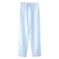 thumbnail image 6 of BRAND FACTORY PRICE!Women's Lattice Sleeping Pants Cotton Velvet Leisure Home Service Long Sleeping Pants, 6 of 6