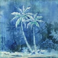 thumbnail image 2 of Brent, Paul 15x15 Black Ornate Wood Framed with Double Matting Museum Art Print Titled - Midnight Palm I, 2 of 4