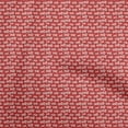 thumbnail image 1 of oneOone Rayon Red Fabric Christmas Diy Clothing Quilting Fabric Print Fabric By Yard 56 Inch Wide, 1 of 4