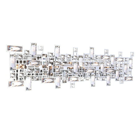 

CWI Lighting Arley 8 Light Transitional Metal Vanity Light in Chrome