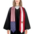 thumbnail image 3 of Peru & USA Flag Graduation Sash for International Students, 3 of 9