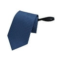 thumbnail image 2 of Men's Ties Fashion Business 8cm Dress Shirt,Solid Casual Slim Plain Polyester Lazy Zipper Tie,Stylish Formal Shirt for Business Wear Christmas Bargains, 2 of 3
