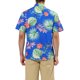 thumbnail image 3 of CAMISAS DE HOMBRE CORTAS DE INSPIRACIÓN CHIC, CON ESTAMPADO FLORAL, BOTONES EN LA PARTE FRONTAL, CAMISA DE PLAYA HAWAIANA 42 AZUL VERDE, 3 of 6