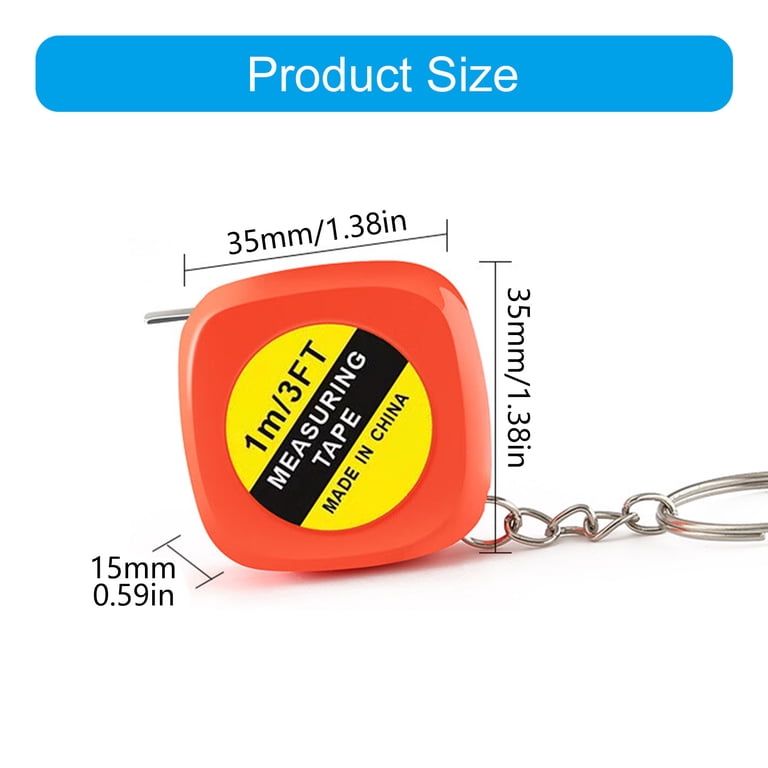 Portable Tape Measure 1m Long Small Size Pocket Size for Daily ...