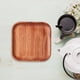 thumbnail image 4 of Bandeja organizadora de madera para servir, bandeja de desayuno de madera, ensaladera de madera para ensaladas 15cm x 15cm x 15cm, 4 of 6