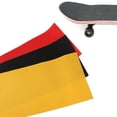 thumbnail image 4 of 2X PVC Waterproof Skateboard Deck Sandpaper Grip Tape Griptape Skating Scooter Sticker 84X23CM-Black, 4 of 9