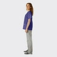 thumbnail image 4 of SPECTRUM UNIFORMS Scrub Tops Tunic Tops with Snap Front Women V-Neck Soft Fabric Ideal for Medical Professionals, Hospital and Lab Work Wear Purple, 4 of 5