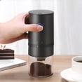 thumbnail image 4 of Auto Electric Coffee Grinder, Portable Coffee Bean Grinder with Multiple Grinding Settings Automatic Conical Burr Grinder for Espresso, USB Rechargeable, Black, COOSERRY, 4 of 9