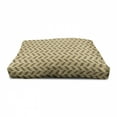 thumbnail image 4 of Earth Tones Pet House, Abstract Asymmetric Lines with Inner Little Dots and Circles Design, Outdoor & Indoor Portable Dog Kennel with Pillow and Cover, 5 Sizes, Brown Mustard White, by Ambesonne, 4 of 5