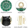 thumbnail image 4 of CAILDANL Rhinestone Clutch Purses for Women Evening Wedding Formal - Round Pearl Clasp Handbag - Crystal Diamond Bag, 4 of 7