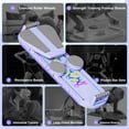 thumbnail image 4 of Tabla Reformadora de Pilates PRUINKLE, plegable y portátil, color morado, 4 of 9