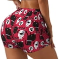 thumbnail image 2 of Wukai Cute Dog Print Pack Biker Shorts for Women Yoga Workout Gym Running Scrunch Active Shorts-X-Large, 2 of 8