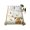 White, variant on Full Flat Sheet 81"x96", Fall Gnomes Soft Lightweight Bedding Flat Sheets Only, Farmhouse Line Maple Leaves Polka Dot Brushed Microfiber Top Bed Sheet, Breathable StainResistant Bedsheets