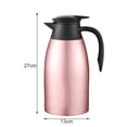 thumbnail image 3 of Botella Térmica De Acero Inoxidable Jarra Para Té Y Café Frascos De Vacío Con Aislamiento De Doble Pared De 2L Jarra De Agua Caliente Y Fría Guardurnaity HA023476-00, 3 of 7