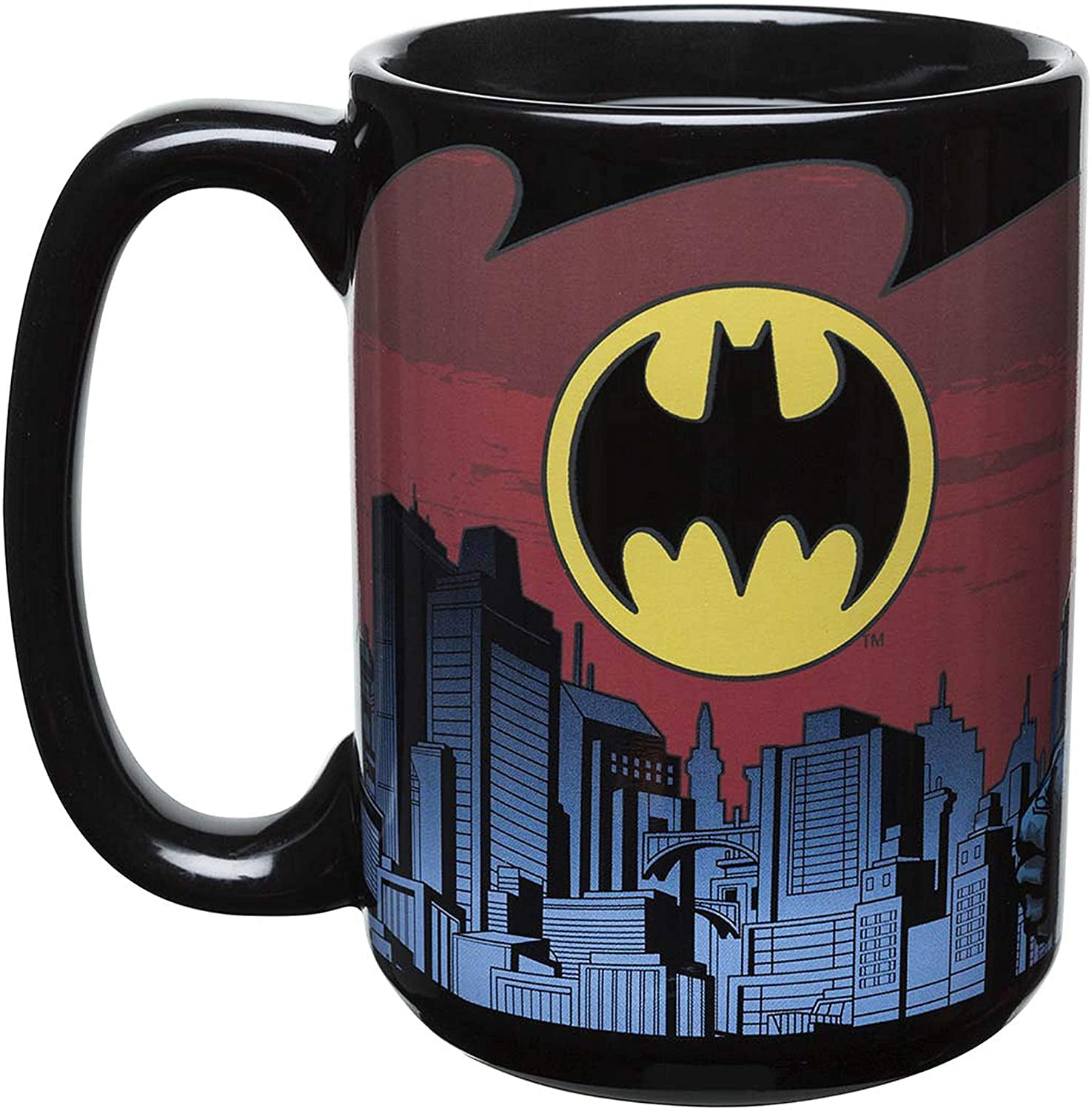 silver buffalo bn8632 14oz batman logo mug - Walmart.com