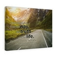 thumbnail image 3 of Scripture Walls John 14:6 Jesus is the Way Bible Verse Canvas Christian Wall Art Ready to Hang Unframed, 3 of 6