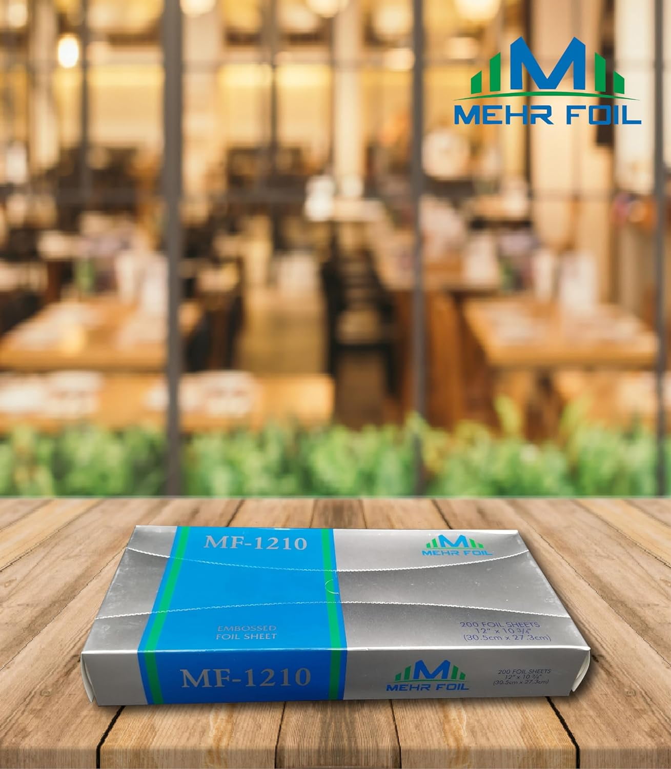 Mehr Foil Premium Aluminum Foil Sheets | Convenient Pop-Up Foil Sheets for Food Storage and Cooking | Pre-Cut 2 Pack Foil Sheets 9" x 10.75 | Box contain 500 Sheets