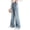 #02, variant on Girl's Rhinestone Sparkly Baggy Jeans Elastic Waist Straight Leg Denim Pants 5-15 Years