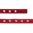 thumbnail image 4 of PU with Pearl , Chew Proof Adjustable Breakaway Buckle Dog Collar,5,S, 4 of 5