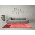 thumbnail image 3 of Ahgly Company Indoor Rectangle Abstract Red Modern Area Rugs, 7' x 9', 3 of 4