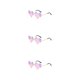 thumbnail image 1 of Guardurnaity Marco ligero Gafas de sol con estilo Hombres y mujeres Diseño de moda PC Gafas de sol Hombres Love Heart Gafas de sol C19 1 Type1 NO1, 1 of 6