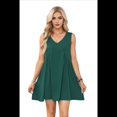 thumbnail image 1 of Vestido Mini Sin Mangas Verde Oscuro L, 1 of 7
