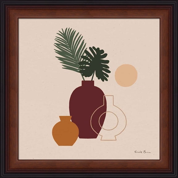 Great Art Now Mod Vessels II by Farida Zaman, Framed Wall Art, 19.5W x 19.5H