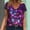 Purple, variant on Patlollav Women Valentine's Day Tops Short Sleeve Shirt