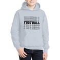 thumbnail image 2 of AWZXDE Kids Hoodie Long Sleeve Football Print Hooded Pullover Sweatshirt for Boys Sports Activities and Everyday Casual Outfits GY5,11-12 Years, 2 of 4