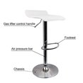 thumbnail image 3 of Counter Height Bar Stools Set of 2, Adjustable Pu Leather Swivel Barstools Dining Counter Bar Chairs for Home Kitchen Pub (White), 3 of 5