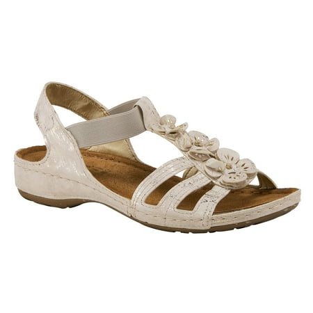 

Flexus Womens Adede Sandals 38W Gold