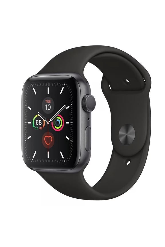 Pre-Owned Apple Watch Series 5 40mm Aluminum Black Sport Band GPS + Cellular - Space Gray