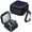 Blue, variant on Decase Headphone Case for Galaxy Buds 4 / Buds 4 Pro 2026, Magnetic Closure Earbuds Cover with Carabiner, Shockproof Hybrid TPU Hard Shell, Wireless Charging Compatible,Black