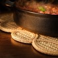 thumbnail image 4 of Fareti Paper Woven Placemat with Vintage Design, 45x30cm Heat Insulation Table Mat for Dining Table, 4 of 4