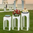 thumbnail image 2 of Columns Display with Iron Sheet 3 PCs Cylinder Flowers Stand Enjoy DIY Fun Metal Display Pedestal Stands, 2 of 24