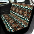 thumbnail image 3 of Uorisanigo Western Aztec 14 Pack Cars Seat Covers Full Set with Auto Headrest Cover and Steering Wheel Cover Car Armrest Cover Seat Belt Pads Water Cup Pad Comfortable Suitable for Car SUV, 3 of 6