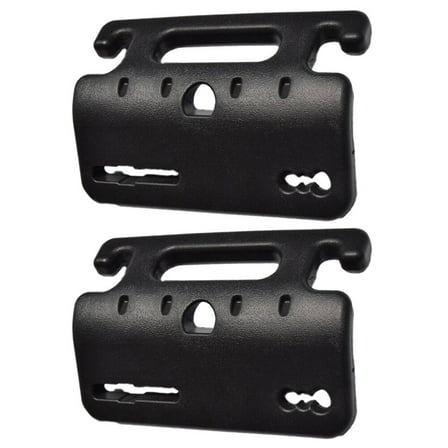 2pcs Hand Grip Auto Back Seat Grab Handle Car Headrest Hanger Hooks Grab Bar (Black)