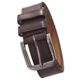 thumbnail image 2 of Duke Mens D555 Archie Antique Look Bonded Leather Buckle Waist Belt, 2 of 4