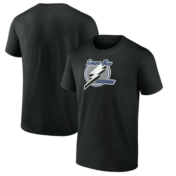 Men's Black Tampa Bay Lightning Primary Logo T-Shirt